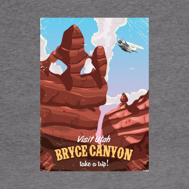 Bryce Canyon, Utah Travel poster by nickemporium1